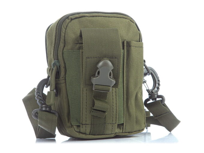 IMG_1785 Zielona saszetka męska mocowana do paska od spodni taktyczna
