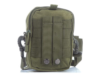 Saszetka męska do paska od spodni wojskowa zielona - obrazek 2