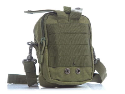 Saszetka męska do paska od spodni wojskowa zielona - obrazek 4