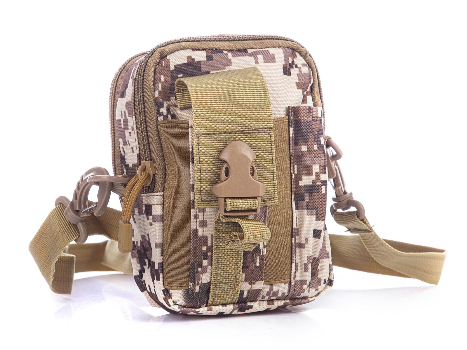 Wojskowa saszetka do paska od spodni męska desert moro