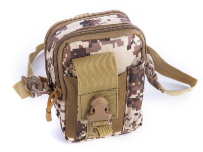 Saszetka męska do paska od spodni wojskowa desert - obrazek 2