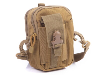 Beżowa saszetka męska do spodni