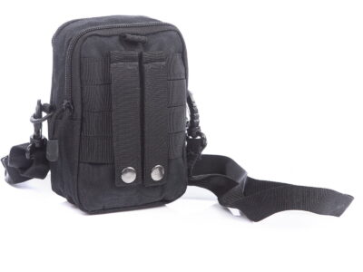 Saszetka męska do paska od spodni wojskowa czarna - obrazek 4