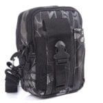 Czarno-szara saszetka do paska od spodni digital python