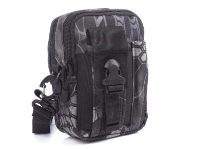 Czarno-szara saszetka do paska od spodni digital python