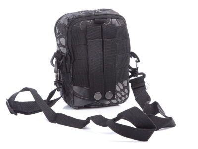 Saszetka męska do paska od spodni wojskowa szara z wzorem - obrazek 5