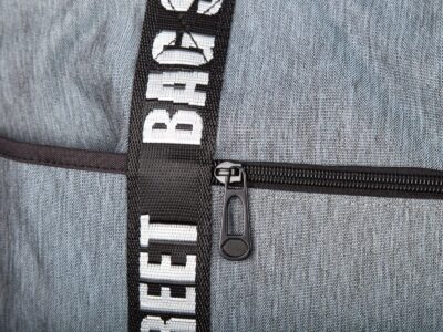 Torba bagaż podręczny do samolotu 55 x 35 x 22 cm szara Bag Street - obrazek 5