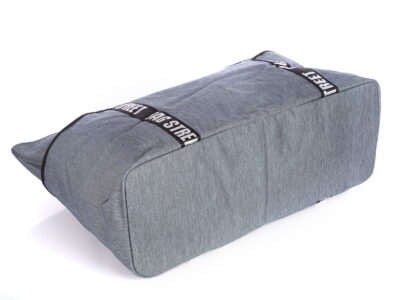 Torba bagaż podręczny do samolotu 55 x 35 x 22 cm szara Bag Street - obrazek 7