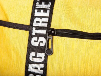 Torba bagaż podręczny do samolotu 55 x 35 x 22 cm żółta Bag Street - obrazek 4