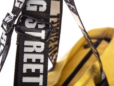 Torba bagaż podręczny do samolotu 55 x 35 x 22 cm żółta Bag Street - obrazek 5