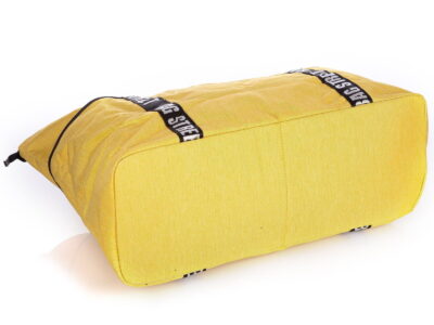 Torba bagaż podręczny do samolotu 55 x 35 x 22 cm żółta Bag Street - obrazek 8