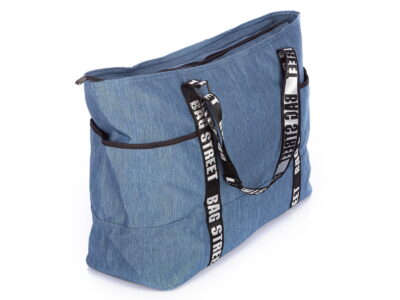 Torba bagaż podręczny do samolotu 55 x 35 x 22 cm niebieska Bag Street - obrazek 4