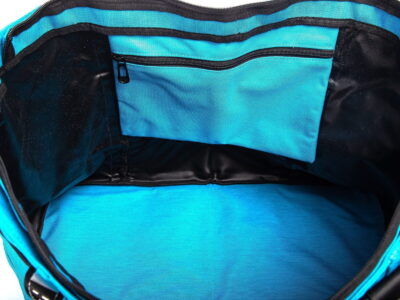 Torba bagaż podręczny do samolotu 55 x 35 x 22 cm turkusowa Bag Street - obrazek 7