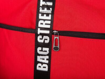 Torba bagaż podręczny do samolotu 55 x 35 x 22 cm czerwona Bag Street - obrazek 6