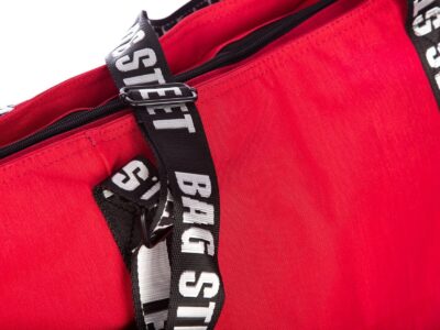 Torba bagaż podręczny do samolotu 55 x 35 x 22 cm czerwona Bag Street - obrazek 5