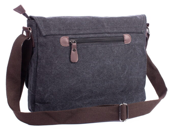 Torba męska na ramię z kieszenią antykradzieżową z tyłu