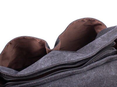 Torba męska na ramię A4 średnia z canvasu SERGEJ New York - obrazek 16