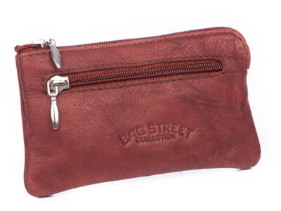 Ciemnobrązowe etui na klucze ze skóry naturalnej Bag Street - obrazek 2