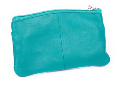 Skórzany pokrowiec na klucze turkusowy Bag Street - obrazek 3