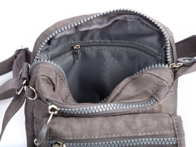 Mała szara torebka damska materiałowa Bag Street - obrazek 6