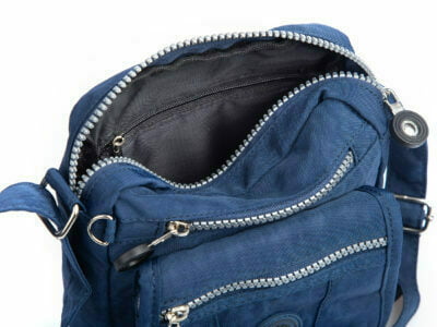 Mała granatowa torebka damska materiałowa Bag Street - obrazek 7