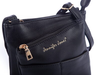 Torebka damska na ramię mała czarna Jennifer Jones - obrazek 2