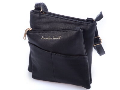 Torebka damska na ramię mała czarna Jennifer Jones - obrazek 6