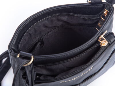Torebka damska na ramię mała czarna Jennifer Jones - obrazek 7