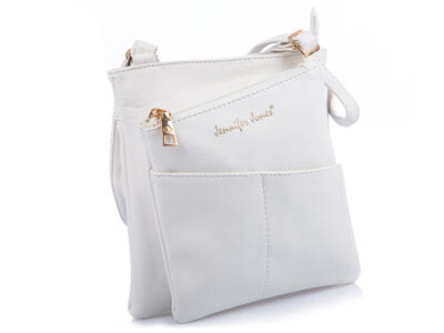 Mała biała torebka damska Jennifer Jones 3106