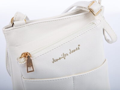Torebka damska na ramię mała biała Jennifer Jones - obrazek 6