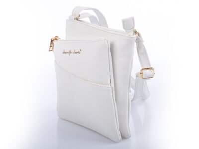 Torebka damska na ramię mała biała Jennifer Jones - obrazek 4