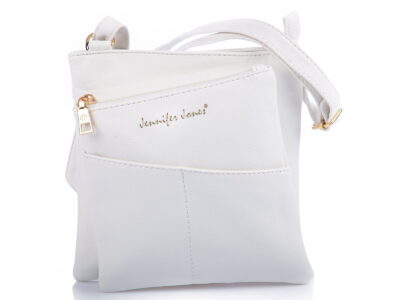 Torebka damska na ramię mała biała Jennifer Jones - obrazek 2