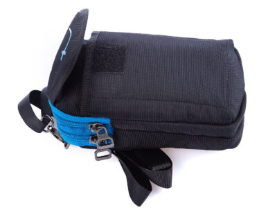 Saszetka męska na pasek i na ramię czarno-niebieska Extrem - obrazek 4