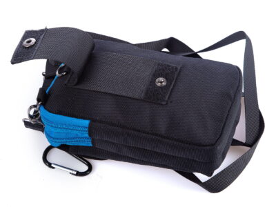 Saszetka męska na pasek i na ramię czarno-niebieska Extrem - obrazek 5