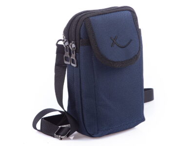 Saszetka męska na pasek i na ramię granatowa Extrem - obrazek 5