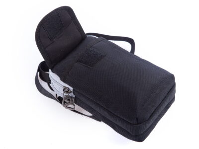 Saszetka męska na pasek i na ramię czarno-szara Extrem - obrazek 4