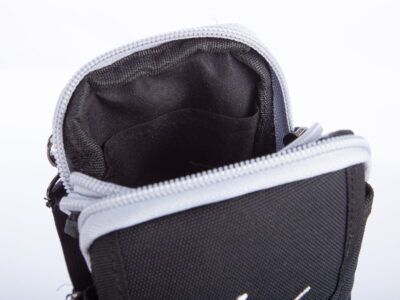 Saszetka męska na pasek i na ramię czarno-szara Extrem - obrazek 6