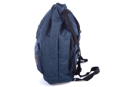 Lekki plecak sportowy worek ściągany granatowy Bag Street - obrazek 3