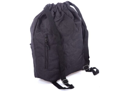 Lekki plecak sportowy worek ściągany ciemnoszary Bag Street - obrazek 2