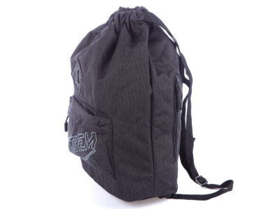 Lekki plecak sportowy worek ściągany ciemnoszary Bag Street - obrazek 3