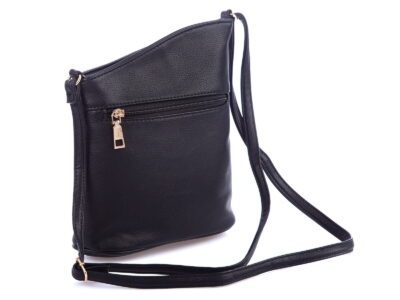 Jennifer Jones Mała czarna torebka damska z miękkiej eko-skóry - obrazek 4