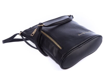 Jennifer Jones Mała czarna torebka damska z miękkiej eko-skóry - obrazek 5