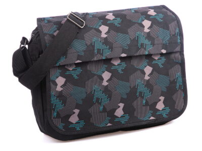 Studencka torba na ramię z klapką mieszcząca A4