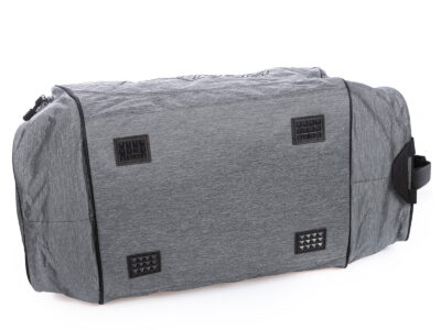 Duża torba podróżna materiałowa mocna szara EXTREM - obrazek 5