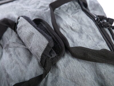 Duża torba podróżna materiałowa mocna szara EXTREM - obrazek 6