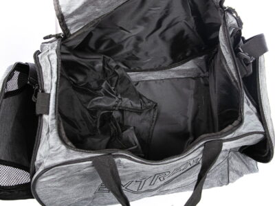 Duża torba podróżna materiałowa mocna szara EXTREM - obrazek 12