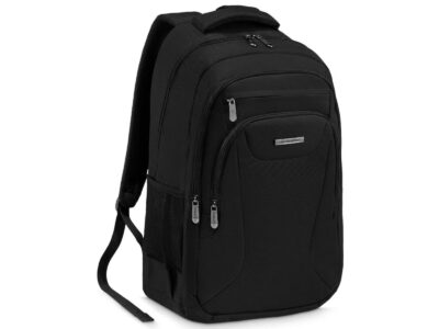 Zagatto czarny i pojemny plecak męski