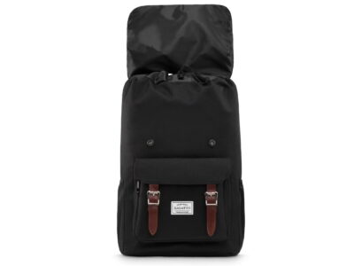 Plecak w stylu retro A4 z klapką na studia i do pracy ZAGATTO - obrazek 4