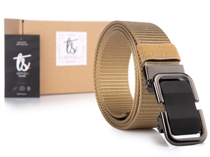 IMG_3295 Beżowy elegancki pasek męski do spodni do pracy SERGEJ DUBAI Automat