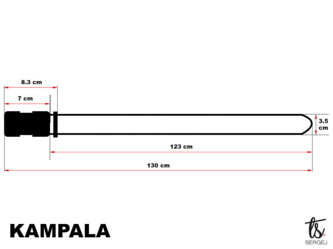 SERGEJ Kampala wymiary